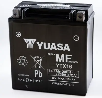 Baterie de pornire YUASA YTX16 14,7Ah 12V