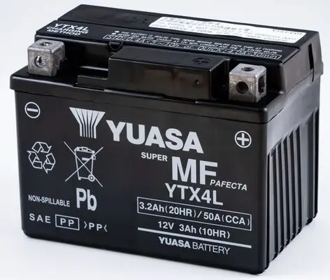Baterie de pornire YUASA YTX4L 3,2Ah 12V