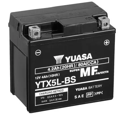Baterie de pornire YUASA YTX5L-BS 4,2Ah 12V