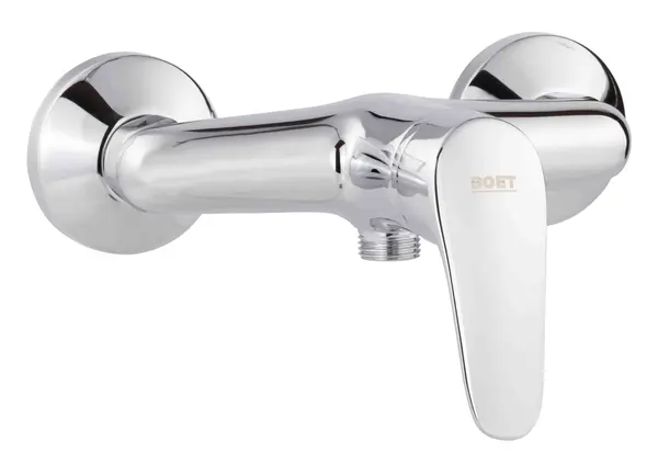 Baterie dus Boet Cronos 11424 monocomanda furtun si para de dus incluse crom