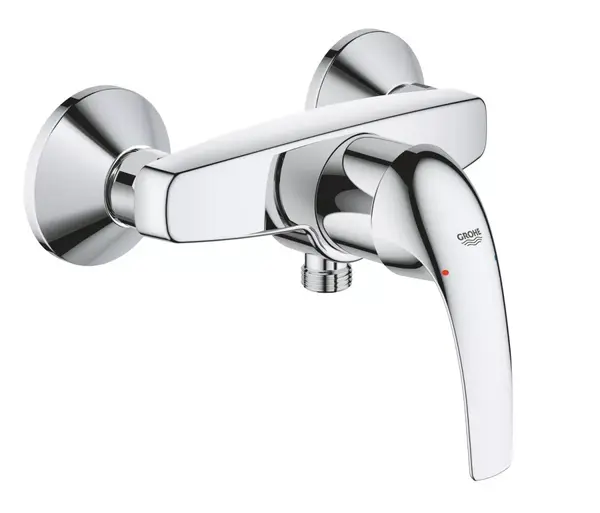 Baterie dus Grohe BauCurve 23631000, aparenta, monocomanda, Crom lucios