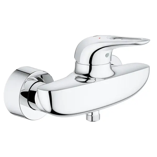 Baterie dus Grohe Eurostyle, monocomanda, 1/2, cartus ceramic, protectie reflux, limitator de temperatura, crom