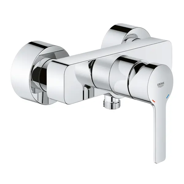 Baterie dus Grohe Lineare, 1/2, monocomanda, cartus ceramic, protectie reflux, limitator de temperatura, Crom