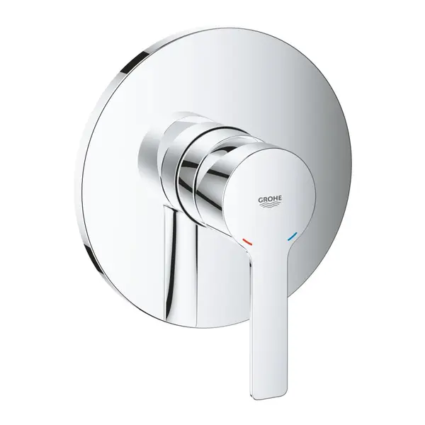 Baterie dus incastrata Grohe Lineare pentru corp ingropat crom lucios