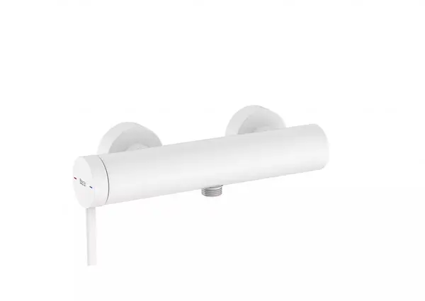 Baterie dus Roca Ona A5A219EB00, aparenta, cu aerator, monocomanda, mat, Alb