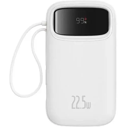 Baterie ext. Baseus Qpow2, 10000mAh alb Baterie ext. Baseus Qpow2, 10000mAh alb