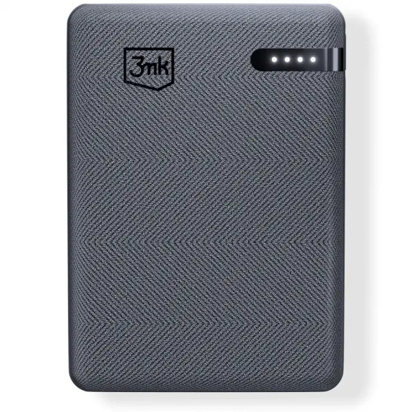 Baterie Externa 3MK Pocket, 5000mAh, 12W, 1 x USB-C, Gri