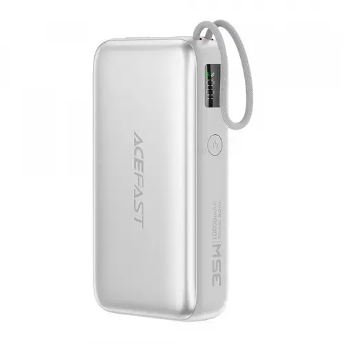 Baterie Externa Acefast M32, 10000mAh, 35W, PD , 2 x USB-C (Argintiu)