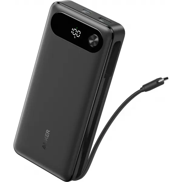 Baterie Externa Anker PowerCore, 20000mAh, 87W, QC + PD, 1 x USB-A - 2 x USB-C, Neagra A1383H11