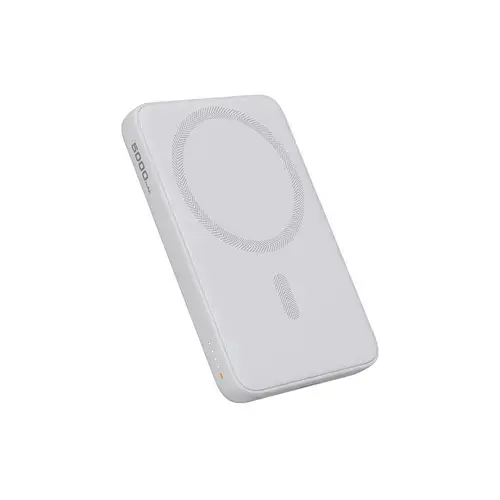 Baterie externa Aukey LLTSN1056726, 10000 mAh, 1x USB-C, 20 W, Wireless, MagSafe (Alb)