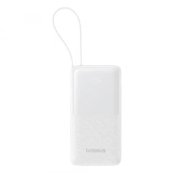 Baterie Externa Baseus Bipow 2, 20000mAh, 20W, QC + PD, 1 x USB-A - 2 x USB-C, Alba P10077101213-01