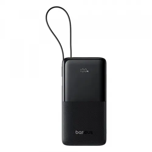 Baterie Externa Baseus Bipow 2, 20000mAh, 20W, QC + PD, 1 x USB-A - 2 x USB-C, P10077101113-01 (Negru)