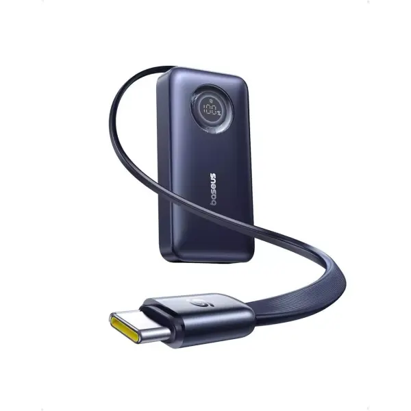 Baterie Externa Baseus EnerCore CR11, 10000mAh, 45W, PD, 2 x USB-C, Neagra E0027G01