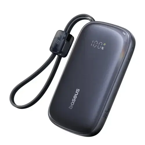 Baterie Externa Baseus EnerFill FC21 QPow 3 Ultra, 10000mAh, 22.5W, QC + PD, 1 x USB-A - 1 x USB-C (Negru)