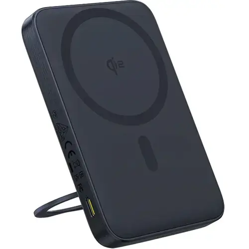 Baterie externa Baseus PicoGo Qi2 Magnetic 5000mAh, 20W/ USB-C, 15W/Wireless (Negru)