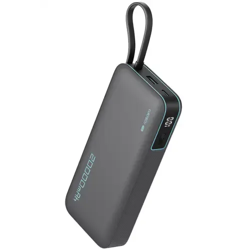 Baterie Externa Cuktech, 20000mAh, 55W, QC + PD, 1 x USB-A - 2 x USB-C (Gri)