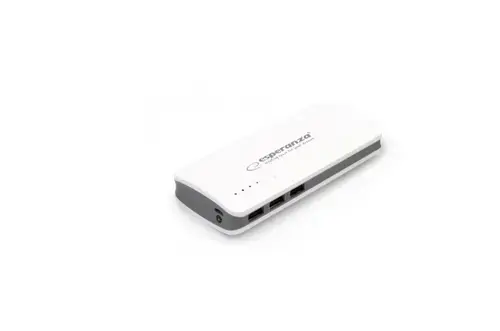 Baterie externa Esperanza Radium EMP106WE, 8000mAh, 3 x USB (Alb)