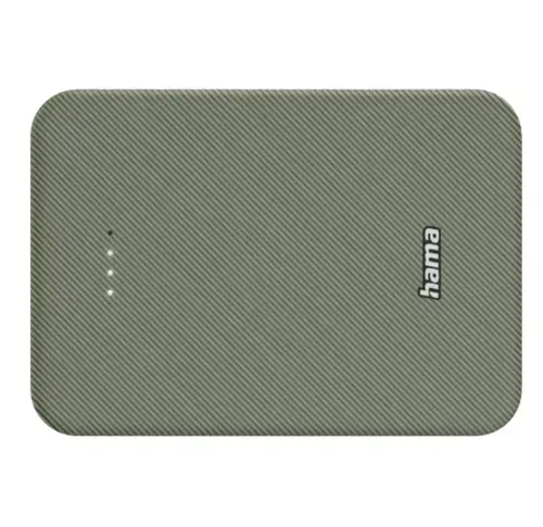 Baterie externa Hama 201713, Colour 10, 10000 mAh, USB-C/USB-A (Verde)