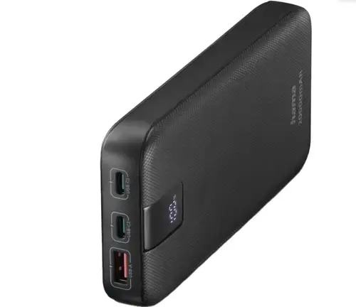Baterie externa Hama 201719, 20000mAh, 2xUSB-C, 1xUSB-A (Gri)
