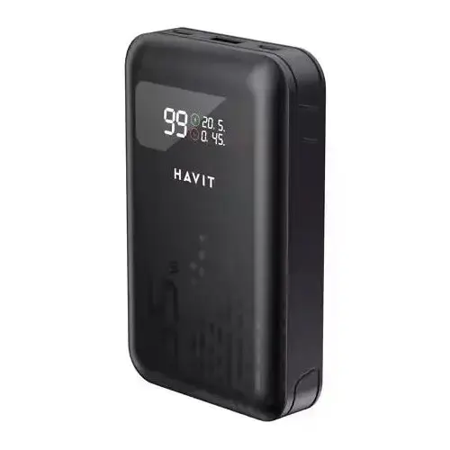 Baterie externa HAVIT, HVPWB-PB5211-BK, 45W, 10200 mAh, 1x USB, 2x USB-C, Negru