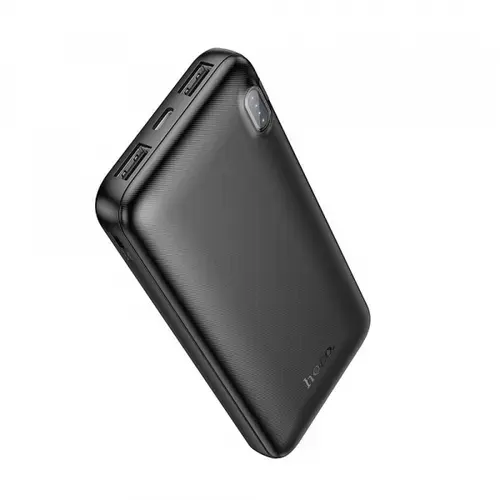 Baterie Externa HOCO J128, 10000mAh, 10W, 2 x USB-A (Negru)