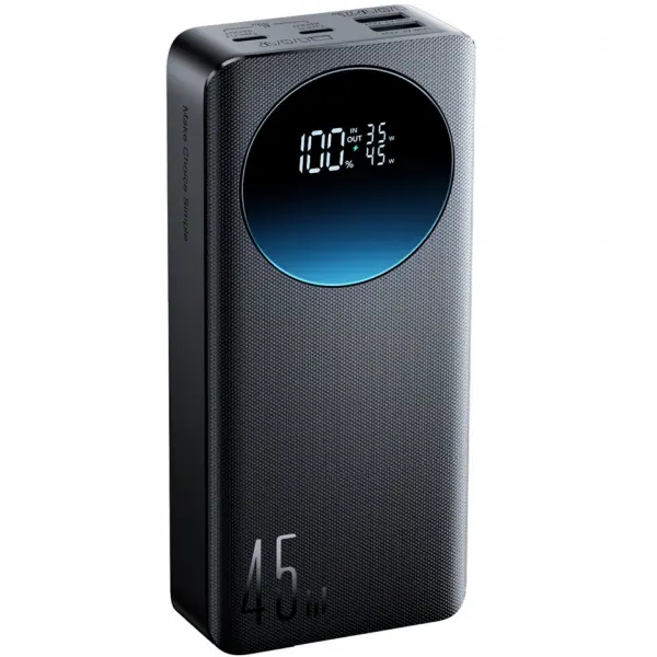 Baterie Externa Joyroom JR-PBF02 Pro, 20000mAh, 45W, QC + PD, 2 x USB-A - 2 x USB-C, Neagra