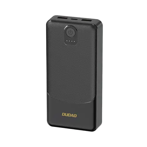 Baterie externa portabila Dudao K10Pro, 20000 mAh, 2A, 2x USB-A, Negru