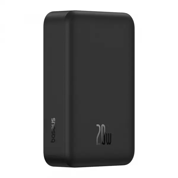 Baterie Externa Wireless Baseus EnerFill FM41, 20000mAh, 20W, PD - FQI, 1 x QI - 1 x USB-C, Neagra E0027U00