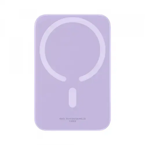 Baterie Externa Wireless Baseus Mini Air, 6000mAh, 20W, PD + FQI, 1 x QI - 1 x USB-C, P10059002513-00 (Mov)