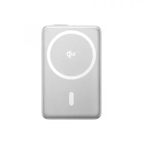 Baterie Externa Wireless Baseus Nomos Kickstand, P10078800843-00, 10000mAh, 45W, PD + QI, 1 x USB-C, Gri