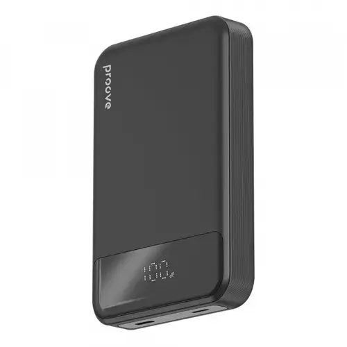Baterie Externa Wireless Proove Hoodman PBH120010001, 10000mAh, 20W, PD + FQI, 1 x QI - 1 x USB-C (Negru)