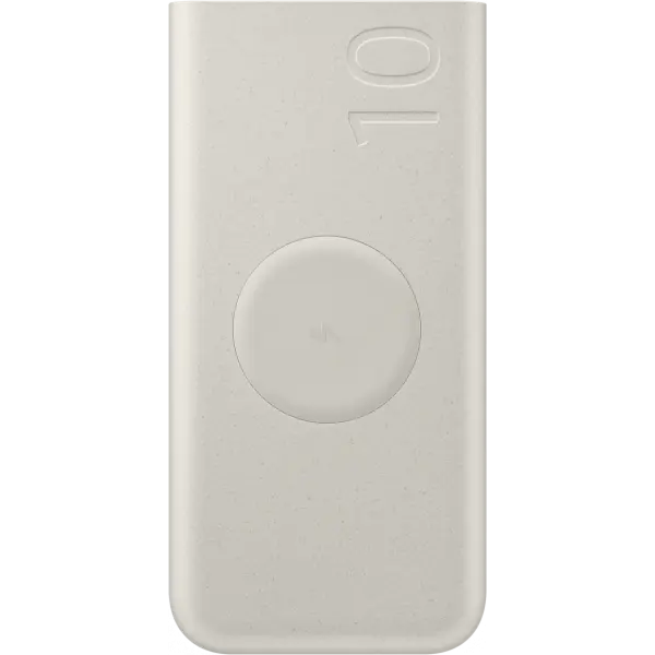 Baterie Externa Wireless Samsung, 10000mAh, 25W, PD + FQI, 1 x QI - 2 x USB-C, Bej EB-U2510XUEGEU