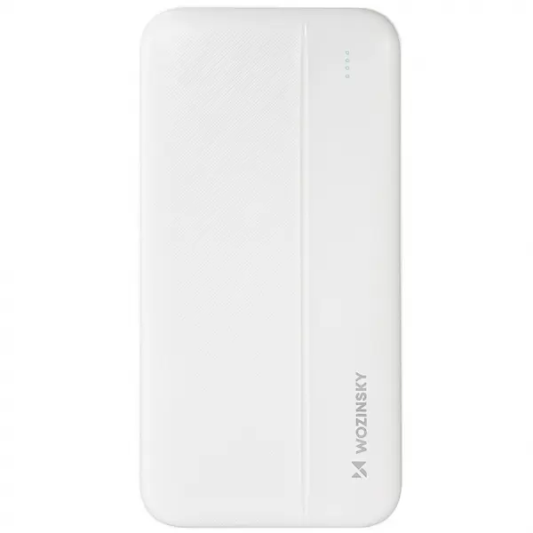 Baterie Externa WZK WPBWE1, 10000mAh, 10W, 2 x USB-A, Alba