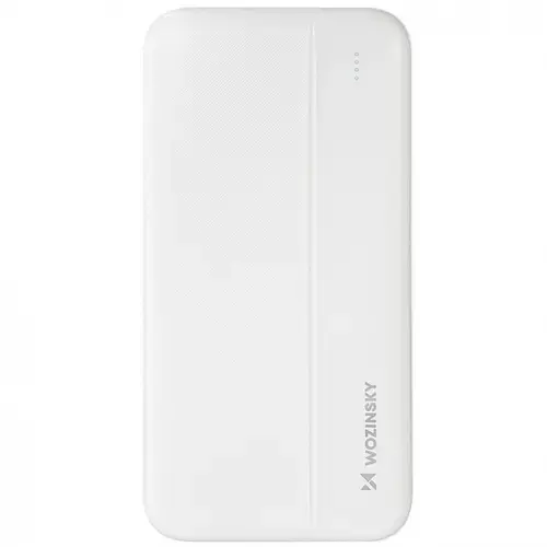 Baterie Externa WZK WPBWE1, 10000mAh, 10W, 2 x USB-A, Alba