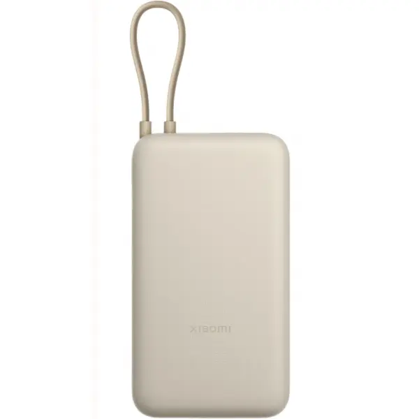 Baterie Externa Xiaomi, 20000mAh, 33W, QC + PD, 1 x USB-A - 2 x USB-C, Bej BHR8851GL