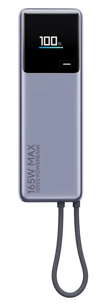 Baterie externă Xiaomi – PB1165MI, 165W, 10000mAh, gri