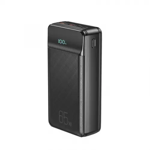 Baterie Externa XO Design PR201, 30000mAh, 65W, QC + PD, 1 x USB-C - 2 x USB-A (Negru)
