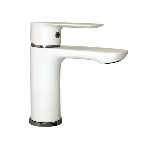 Baterie Fleko cartus ceramic, 40mm, alama, debit ajustabil, 14cm, Alb