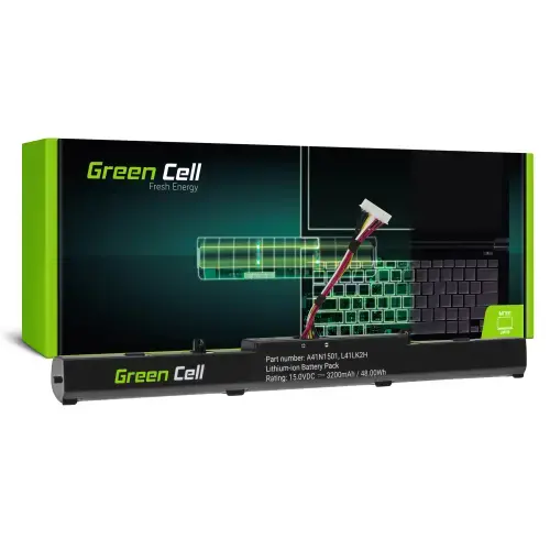 Baterie laptop A41N1501 pentru Asus ROG GL752 GL752V GL752VW, Asus VivoBook Pro N552 N552V N552VW N552VX N752 N752V N752VX acumulator marca Green Cell