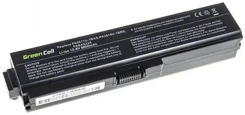 Baterie Laptop Green Cell PA3817U-1BRS pentru Toshiba Satellite C650, C650D, C655, Li-Ion 9 celule