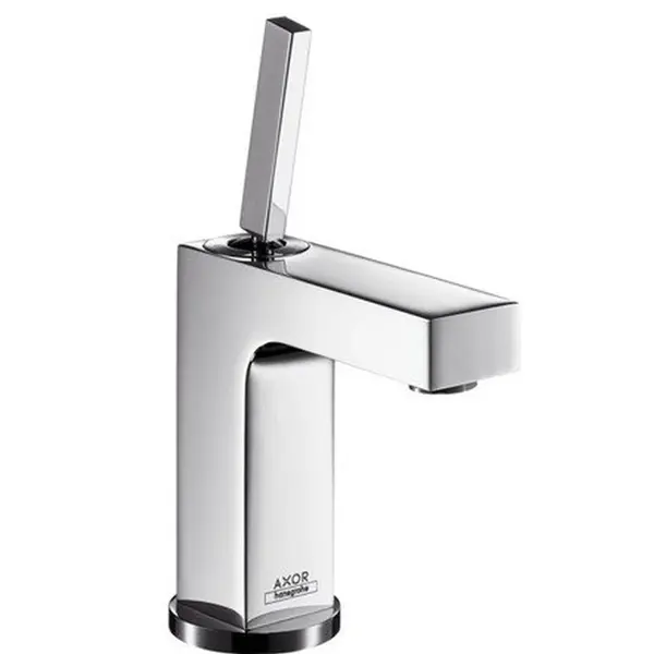 Baterie lavoar baie crom cu ventil pop-up Hansgrohe Axor Citterio 140