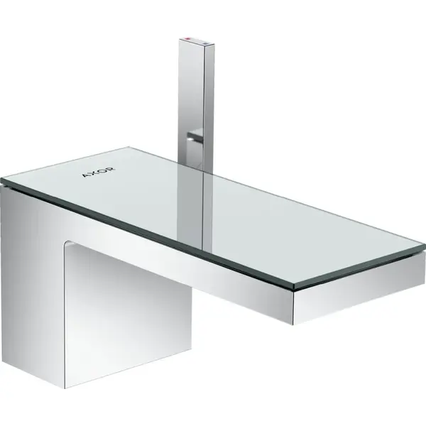 Baterie lavoar baie crom sticla oglinda, ventil click-clack, Hansgrohe Axor MyEdition 70