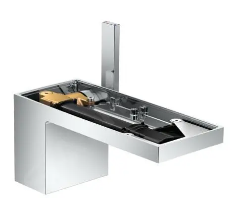 Baterie lavoar, crom, evacuare push-open, fara placuta, Axor My Edition
