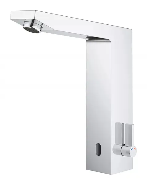 Baterie lavoar cu senzor Grohe Eurocube E 6441000, marime M, 225 mm, mixare, baterie, Crom lucios