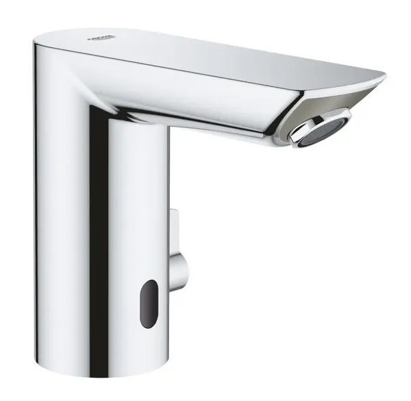 Baterie lavoar cu senzor infrarosu Grohe Bau Cosmopolitan E 36451000, 3/8, baterie, 7 programe, dezinfectie, crom, Argintiu