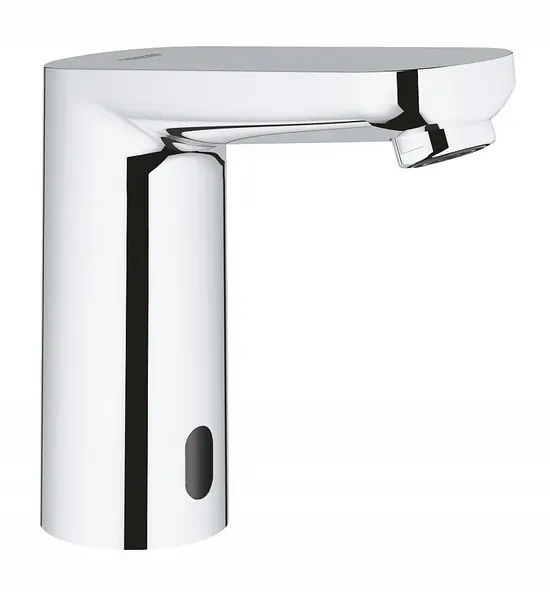 Baterie lavoar cu senzor infrarosu Grohe Eurosmart Cosmopolitan E 36439000, 3/8, montare pe blat, baterie litiu 6V, 7 programe, Crom