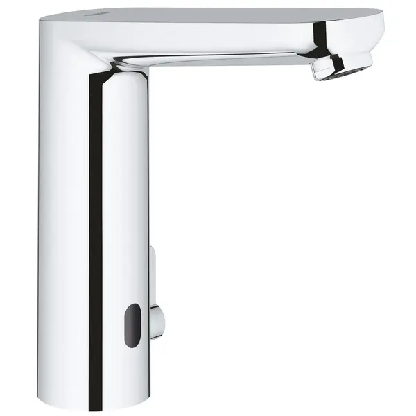 Baterie lavoar cu senzor infrarosu Grohe Eurosmart Cosmopolitan E 36421000, 3/8 inch, transformator priza, 7 programe, dezinfectie, Crom