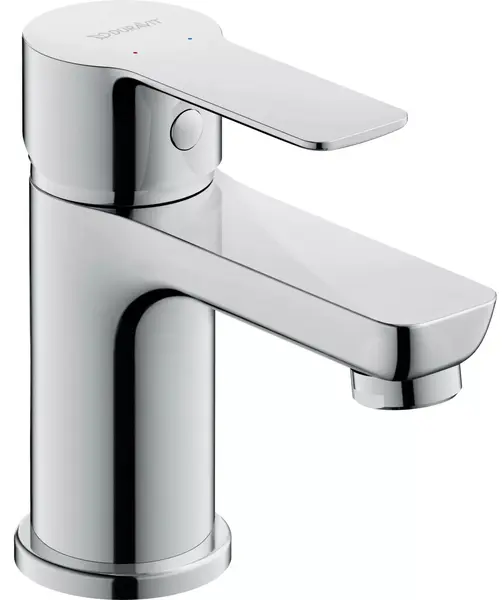 Baterie lavoar Duravit A.1 A11010002010, marime S, cartus ceramic, monocomanda, 125 mm, Crom lucios
