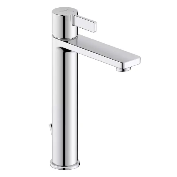 Baterie lavoar Duravit D-Neo DE1030001010, marime XL, cartus ceramic, monocomanda, 270 mm, ventil, Crom lucios