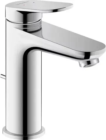Baterie lavoar Duravit Wave WA1020001010, marime M, cartus ceramic, monocomanda, 171 mm, ventil, Crom